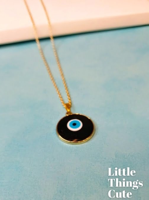 Evil Eye Necklace - Blue