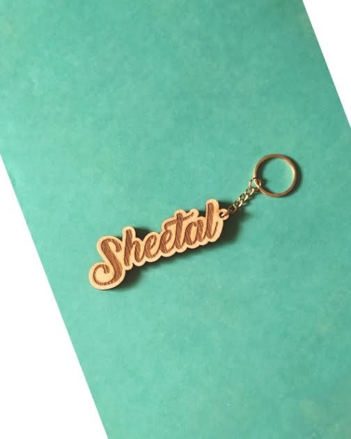 Personalised Wooden Engraved Keychains - Image 6