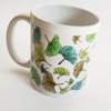 Gingko Leaf Pattern Coffee Mug