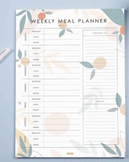 Weekly Meal Planner (Leaves)