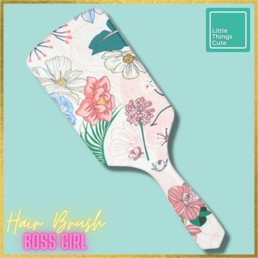 Paddle Hair Brush - Floral