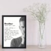 Personalised Brother Definition Frame II