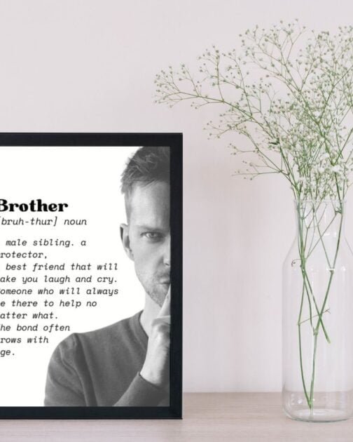 Personalised Brother Definition Frame II