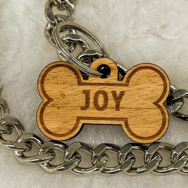 Wooden Personalised Pet Tag