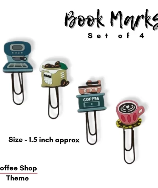 Quirky Coffee Pin Bookmarks