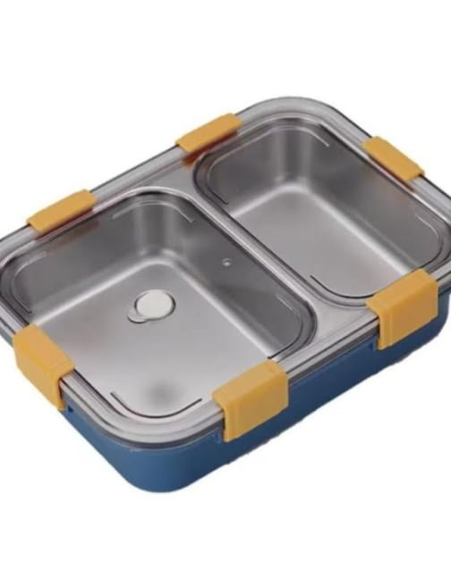 Elevate Your Meals with Our Stainless Steel Lunch Box (Assorted Colours)