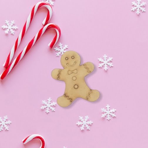 Gingerbread man 1 candy cane