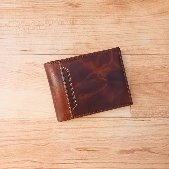 Dark Tan Leather wallet