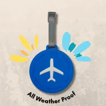 Silicone Airplane Travel Tags - Image 6