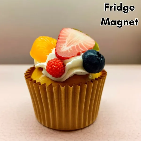 Cup Cake Fridge Magnet