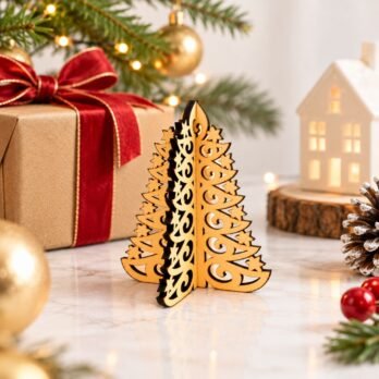 DIY 3D MDF Christmas Tree – 4 Inch