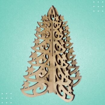 3D Christmas Tree Cutouts – 4 inch