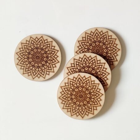 DIY Mandala Coasters - Set of 4 - Image 2