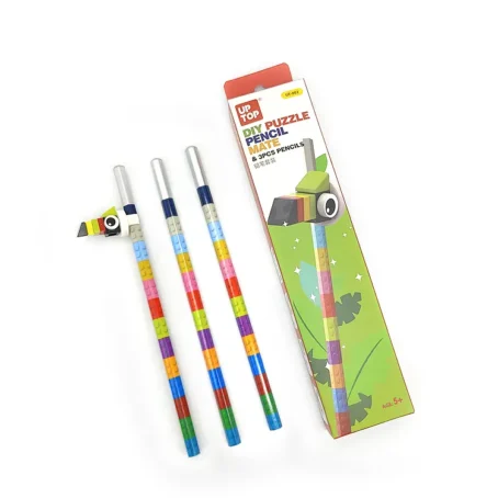 Lego Style Brick Pencil Set - Hornbill Bird