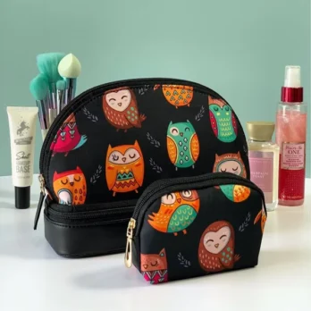 Cosmetic Accessories Bag with Mini Pouch