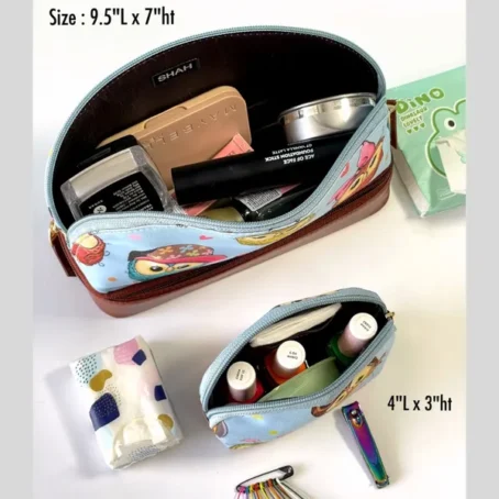 Cosmetic Accessories Bag with Mini Pouch - Image 4