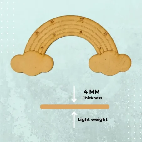MDF Cut out - Rainbow - Image 3