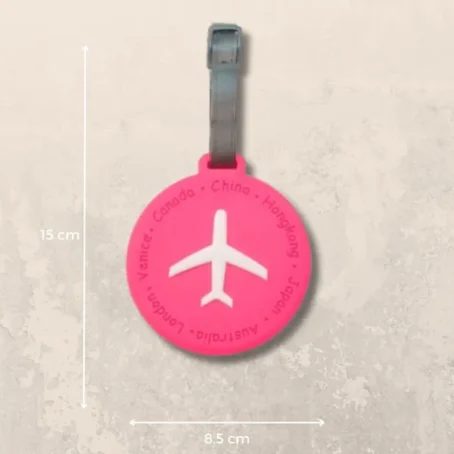 Silicone Airplane Travel Tag - Image 2