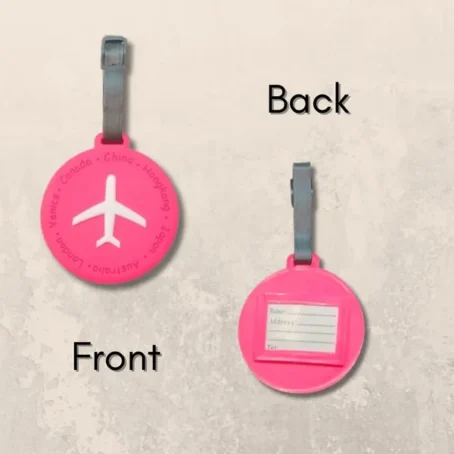 Silicone Airplane Travel Tag - Image 3