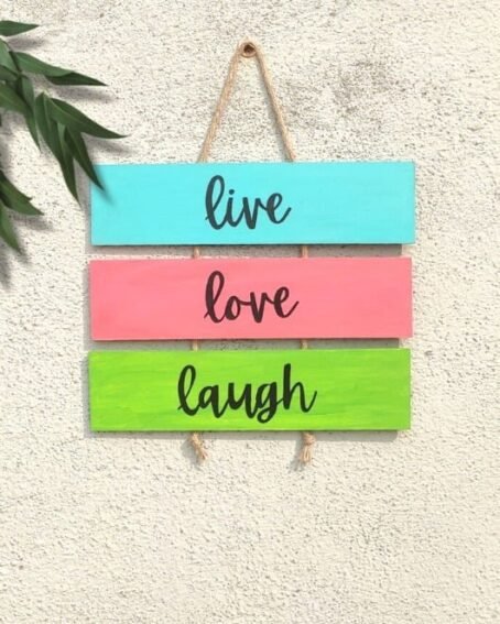 Live love Laugh wall hanging