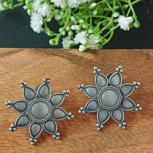 Kusum Floral Stud Earrings