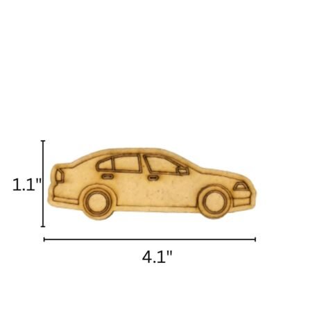 Car - MDF Cut Out - Image 2