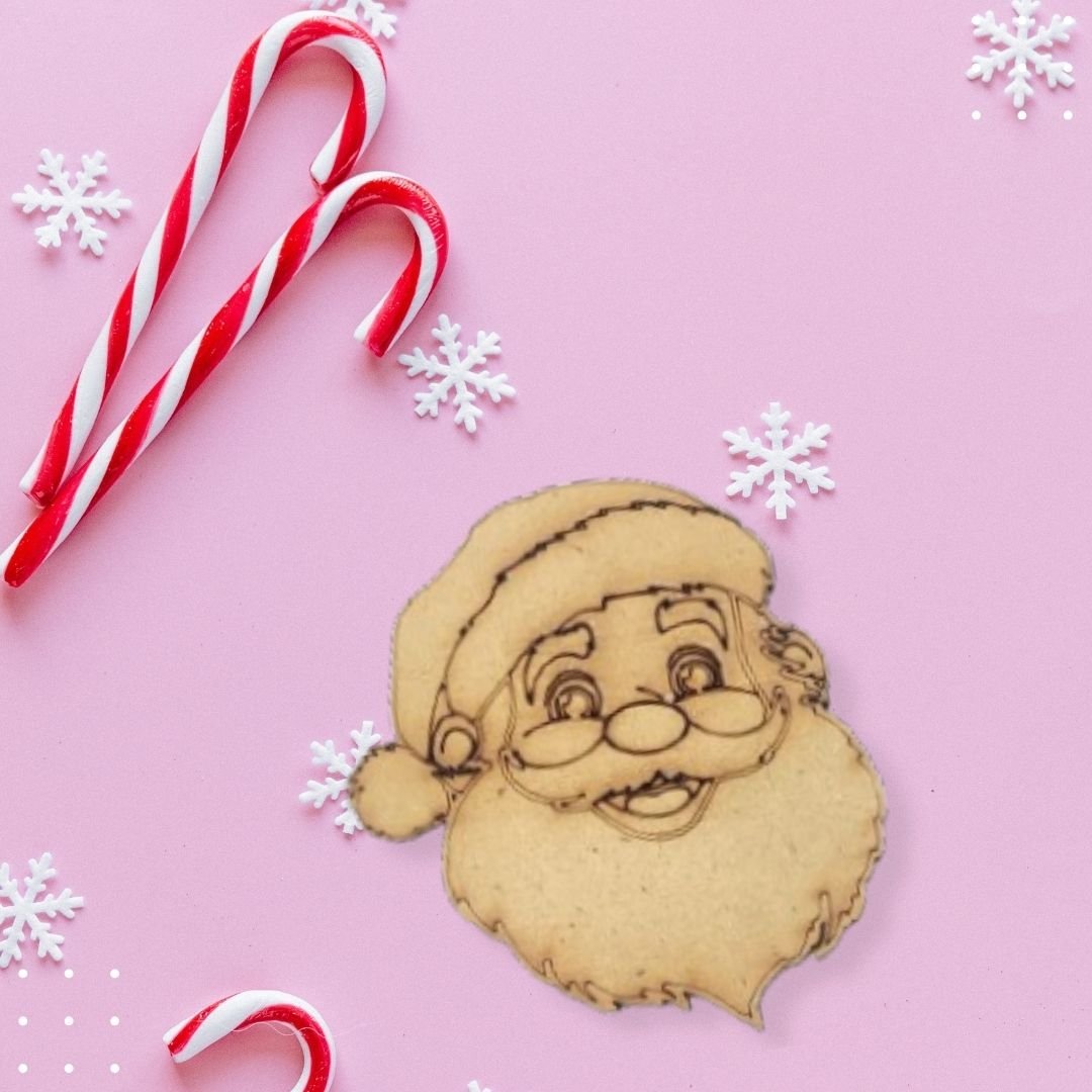 Santa cutouts - set of 5