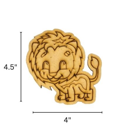 Lion - MDF Cut Out - Image 2