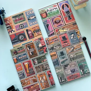 Vintage Theme Note Books