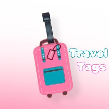 Silicone travel tags