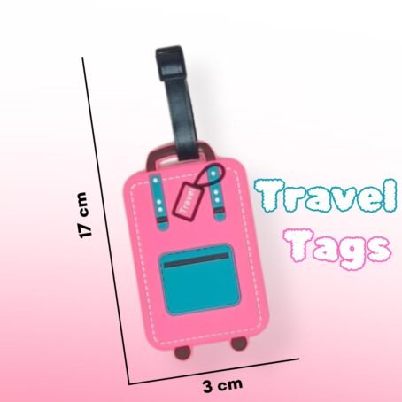 Pink Suitcase Luggage Tag - Image 2