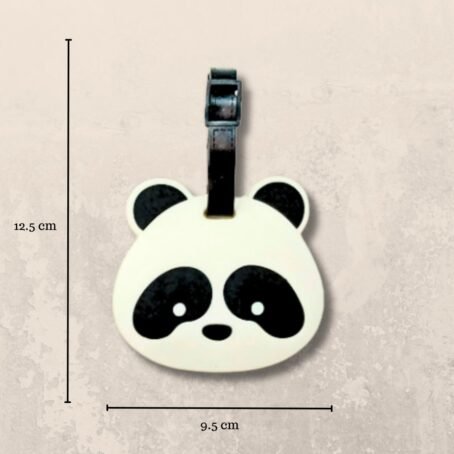 cute panda luggage tag