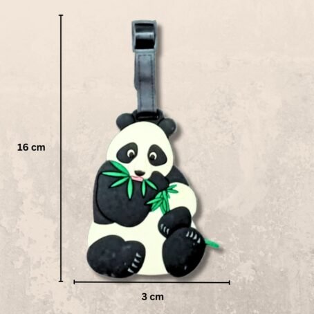 Cute panda bag tag