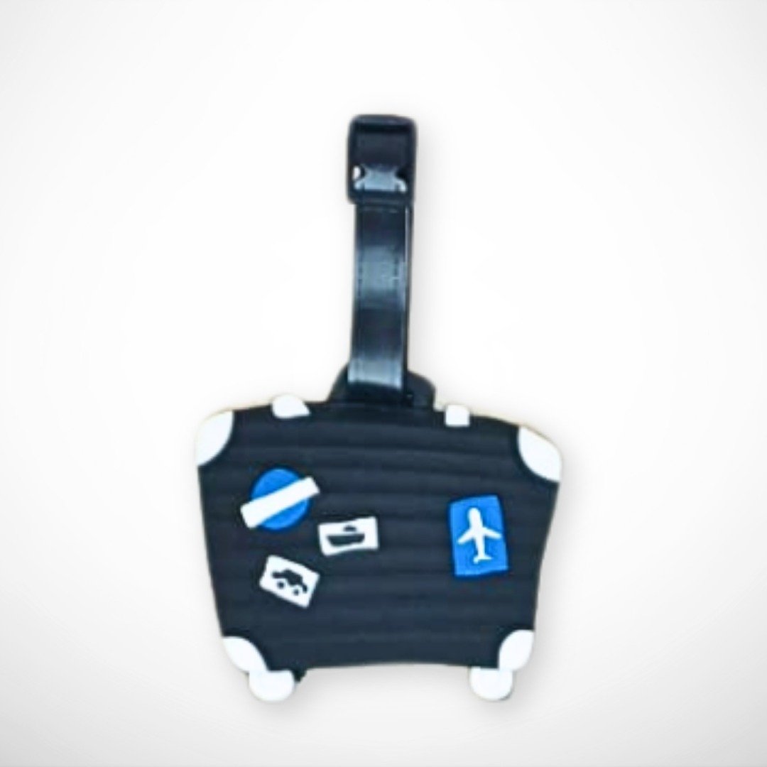 Suitcase Luggage tag - Black