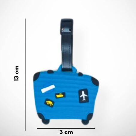 Suitcase luggage tag - Turquoise