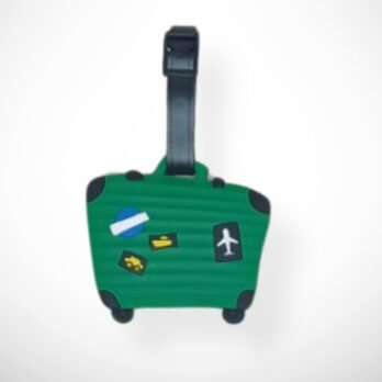 Luggage Tag – Cute Suitcase Design – Green