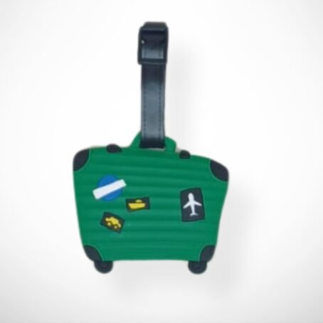 Suitcase Travel tag - green