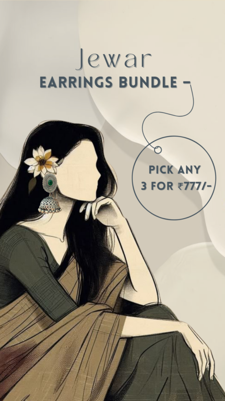 Jewar Earrings Bundle – Pick Any 3 for ₹777