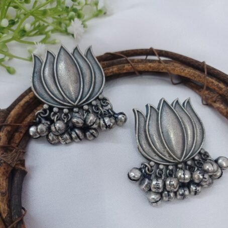 Lotus Ghooghri Studs