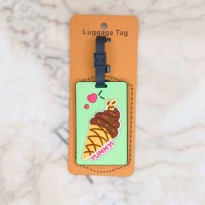 Ice-cream-luggage-tag-Brown