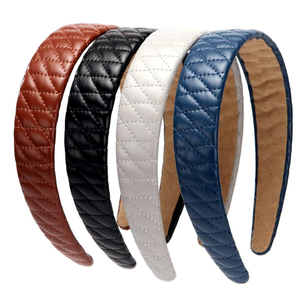 hair bands faux leather