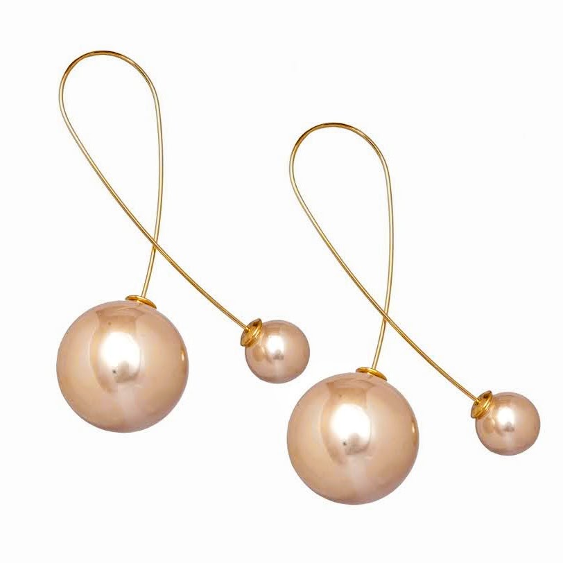 Orbit Pearl Hoops