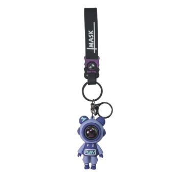 Astronaut silicone keychain