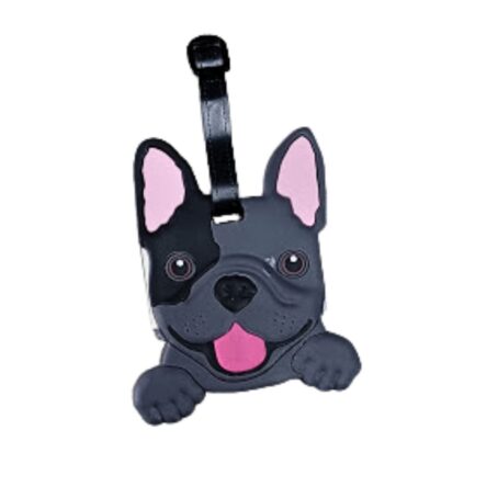 French Bulldog Bag Tag White BG