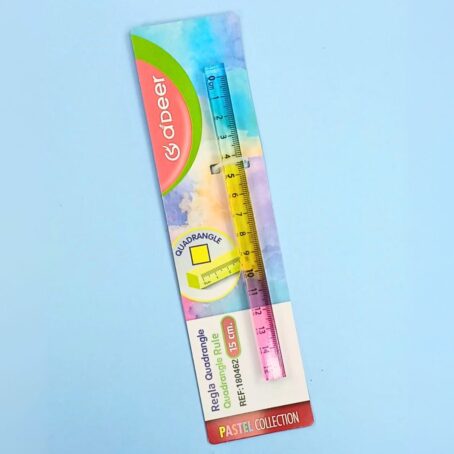 Pastel Acrylic Ruler – 15cm (4)
