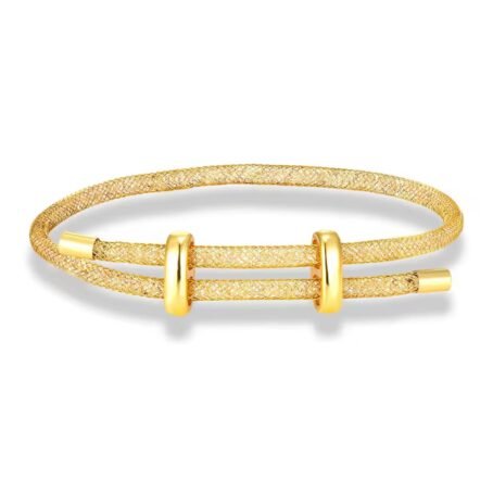 Modern Mesh Luxe Bracelet - Gold