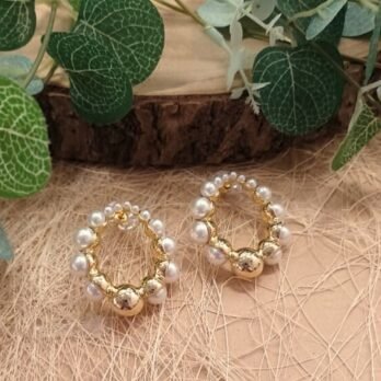 Pearl Pops – Hoop Earrings