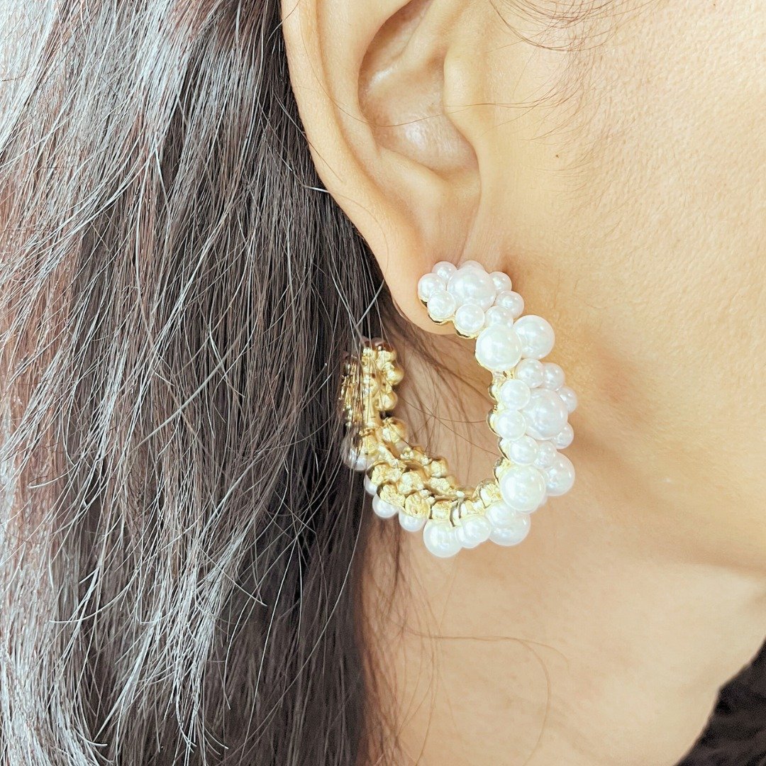 Purely Pearls - Bali Earrings - Image 2