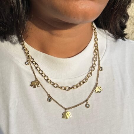 Elephant Stack Necklace - Image 2