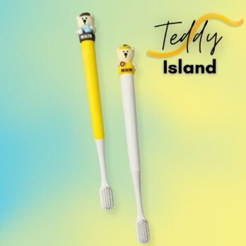 Set of 2 Cute Teddy Toothbrush for Kids